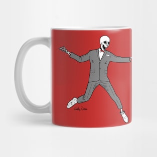 Pee Wee Herman Skeleton Mug